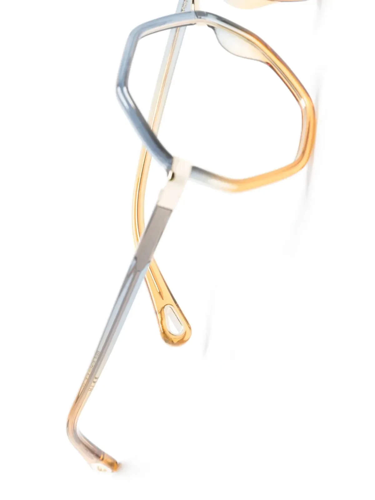Chloé Eyewear グラデーション幾何学フレーム眼鏡 - 画像3