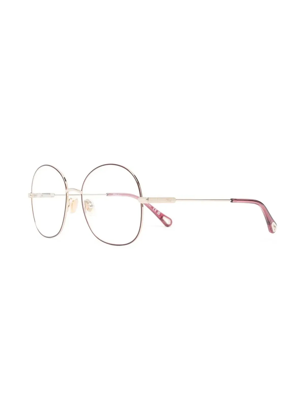 Chloé Eyewear ラウンドフレーム眼鏡 - 画像2