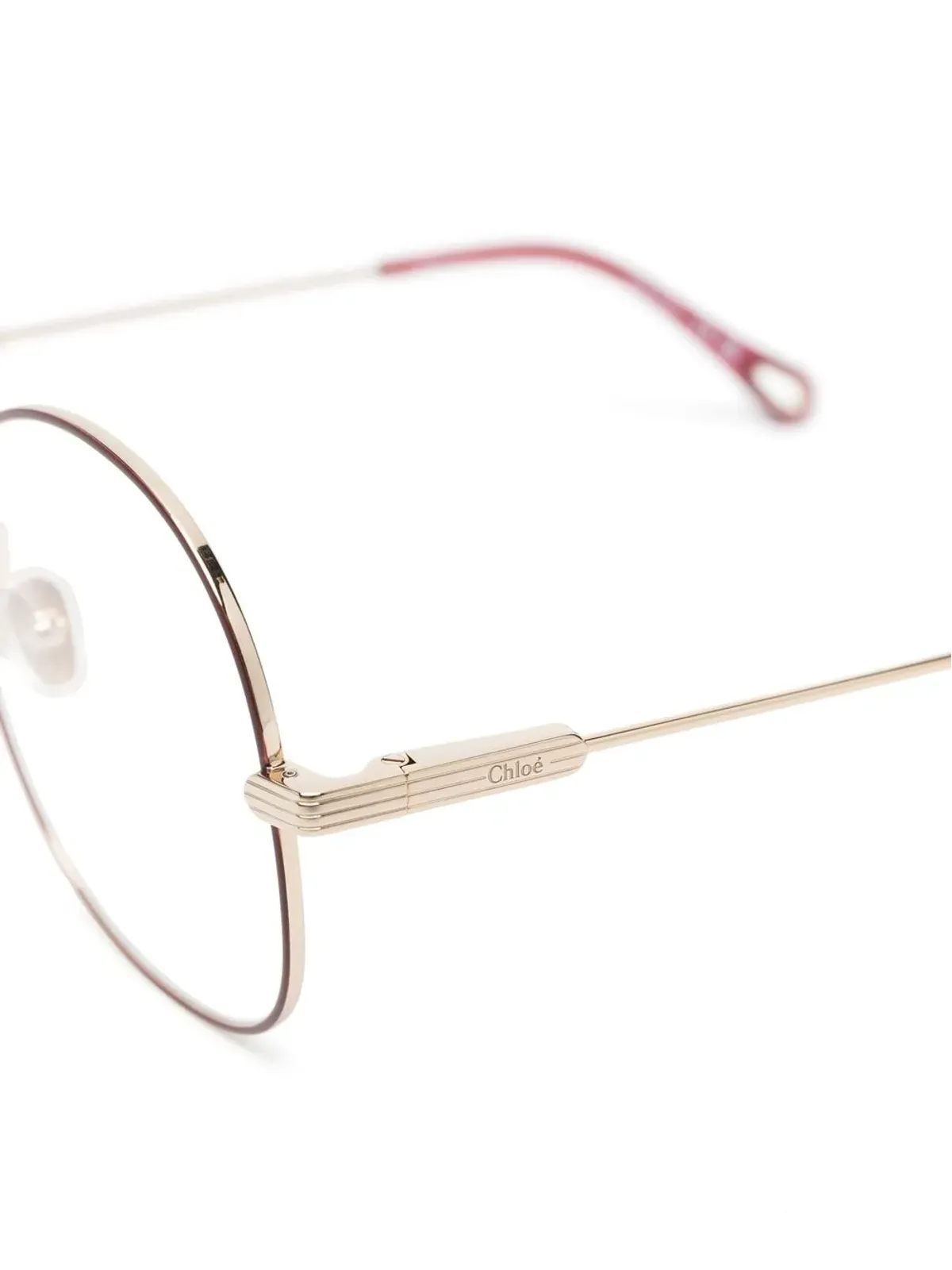 Chloé Eyewear ラウンドフレーム眼鏡 - 画像3