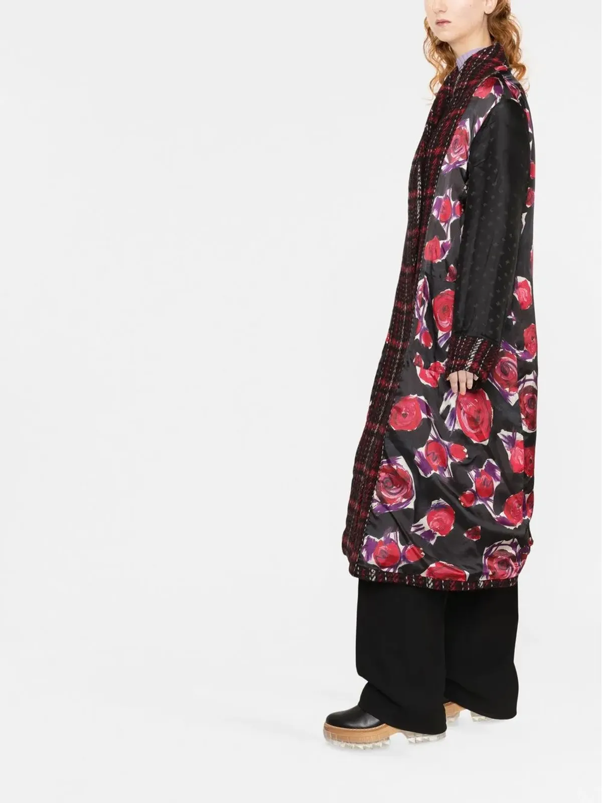 Marni リバーシブル ラップコート - 画像3