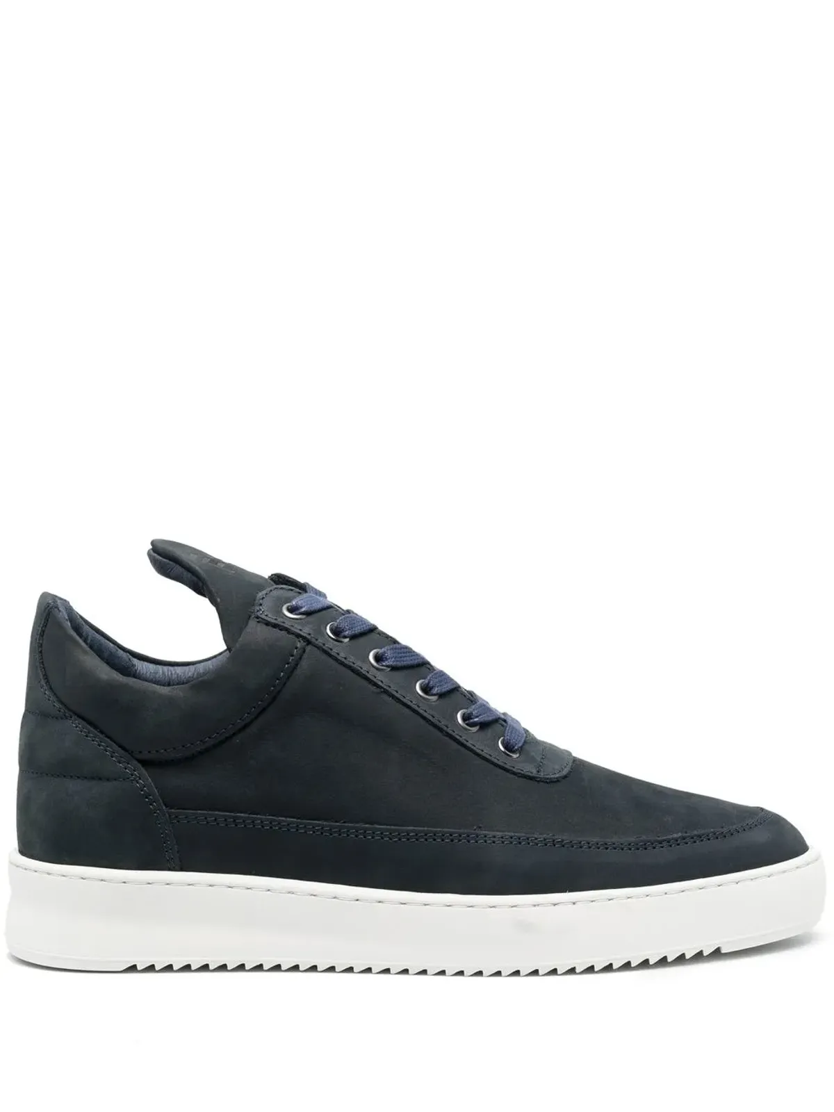 Filling Pieces ロートップスエードスニーカー - 画像1