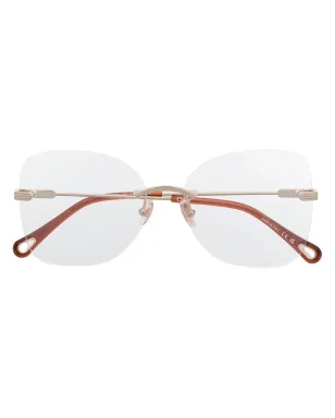 Chloé Eyewear リムレス蝶型フレーム眼鏡 - サムネイル1