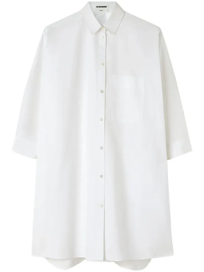 Jil Sander Jil Sander Aラインシャツドレスの商品画像