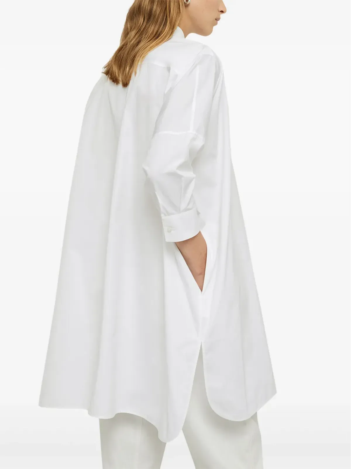 Jil Sander Aラインシャツドレス - 画像3
