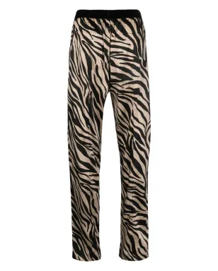 TOM FORD ゼブラ柄シルクパジャマボトムス - サムネイル2