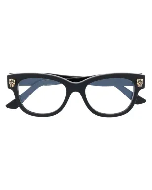 Cartier Eyewear パンサー・プラーク レクタンギュラーフレーム眼鏡 - サムネイル1
