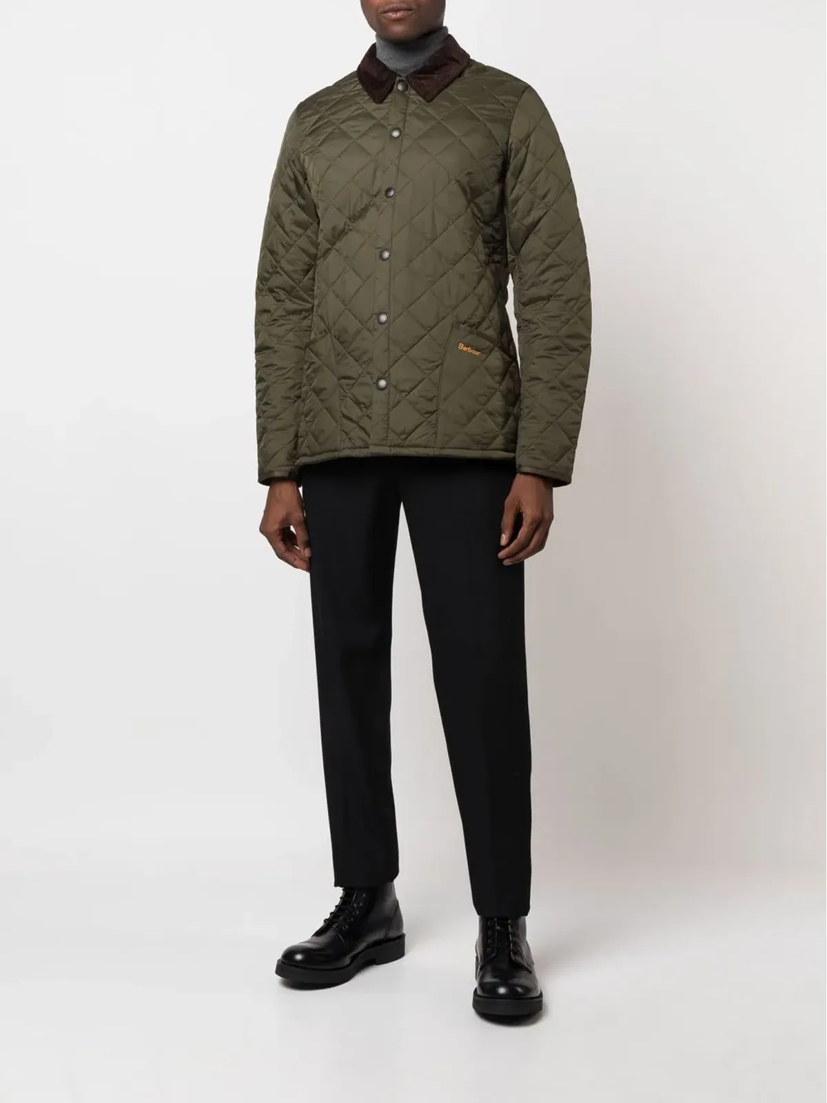 Barbour キルテッドシャツジャケット - 画像2