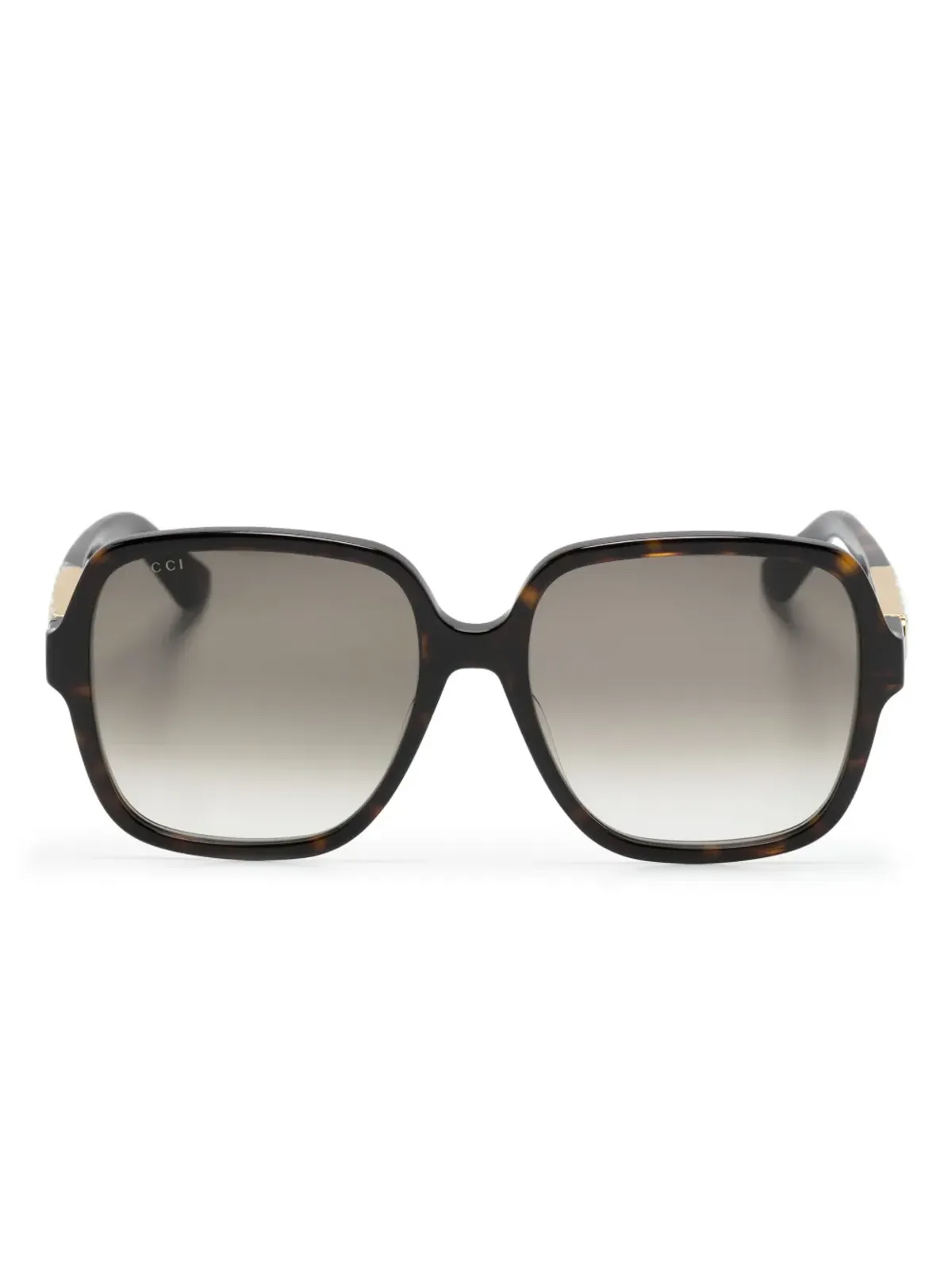 Gucci Eyewear オーバサイズスクエアフレーム サングラス - 画像1