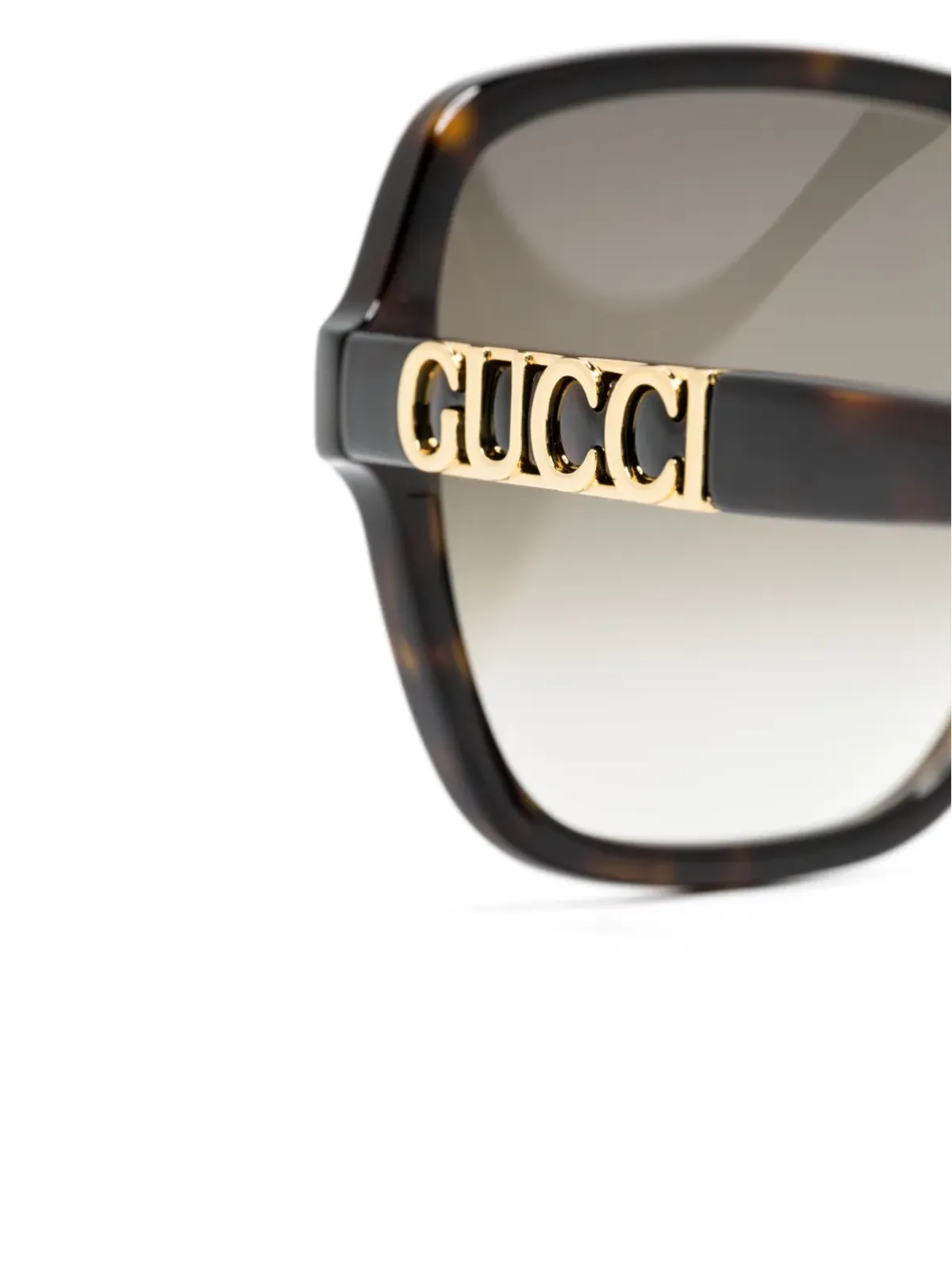 Gucci Eyewear オーバサイズスクエアフレーム サングラス - 画像3
