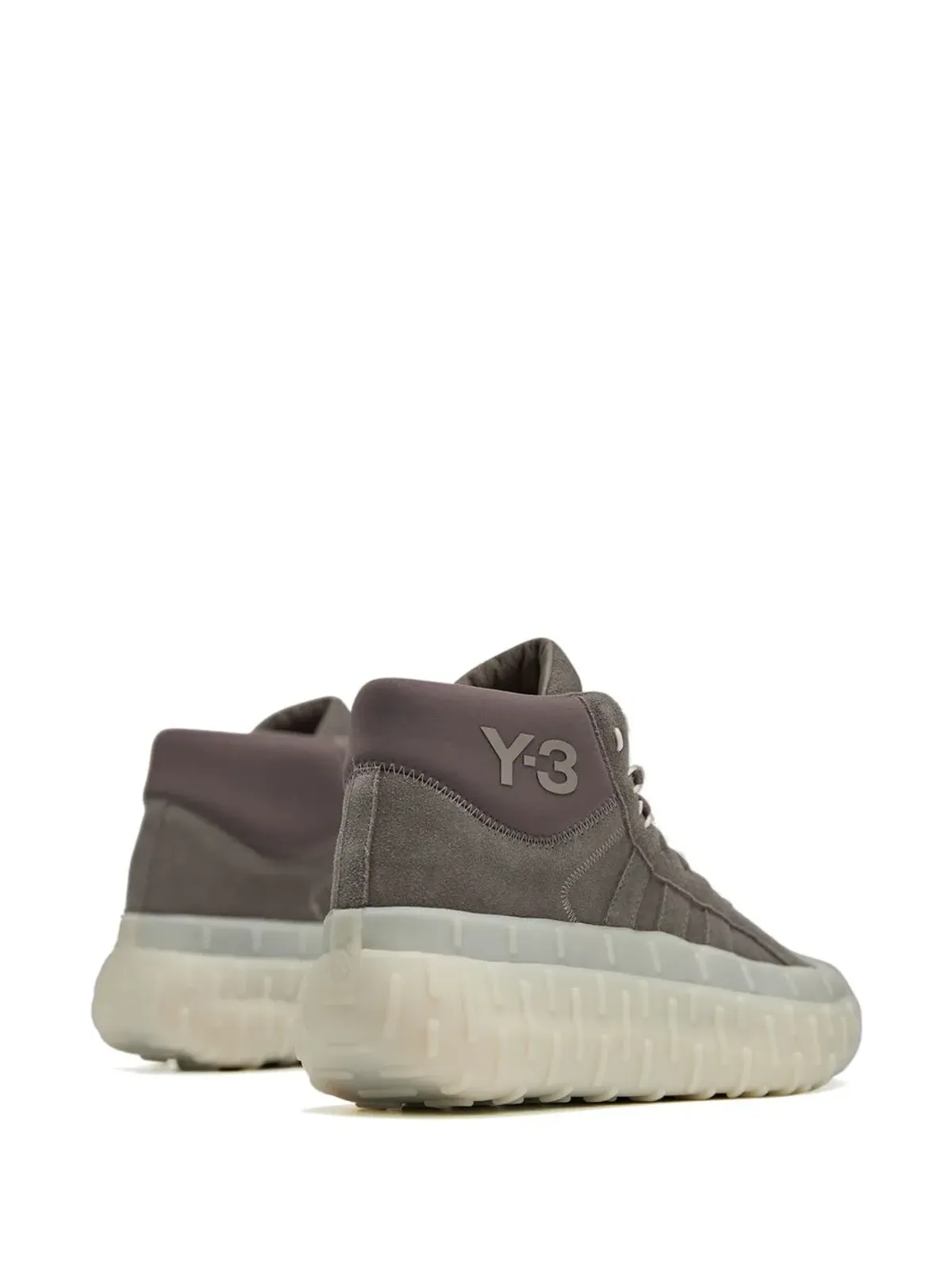 Y-3 GR.1P ハイカットスニーカー ブラウン - 画像3