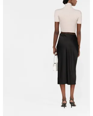 Jacquemus La Jupe Notte ミディスカート - ブラック - サムネイル4