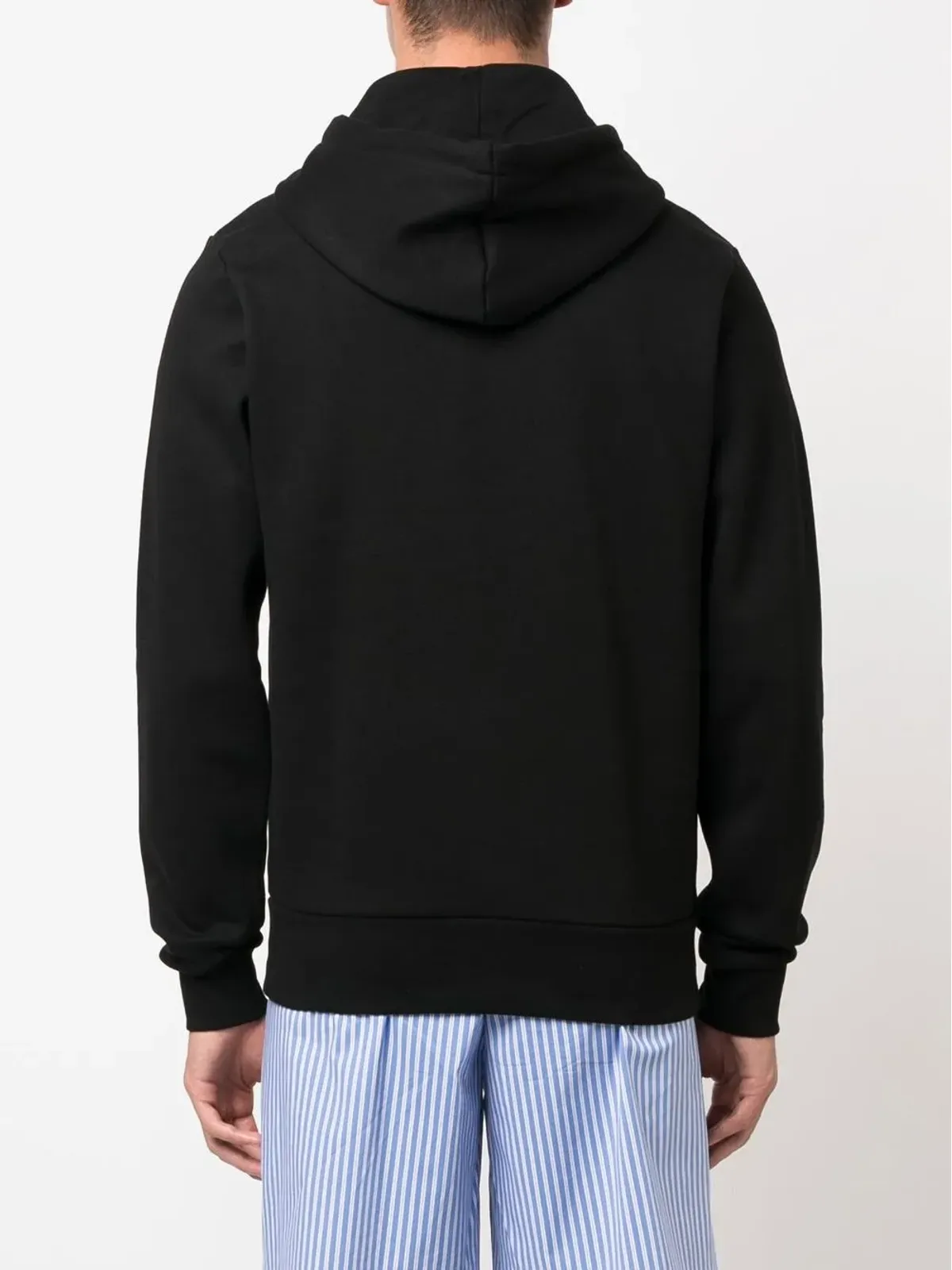 Lacoste ロゴパッチ コットン フーディ - 画像4