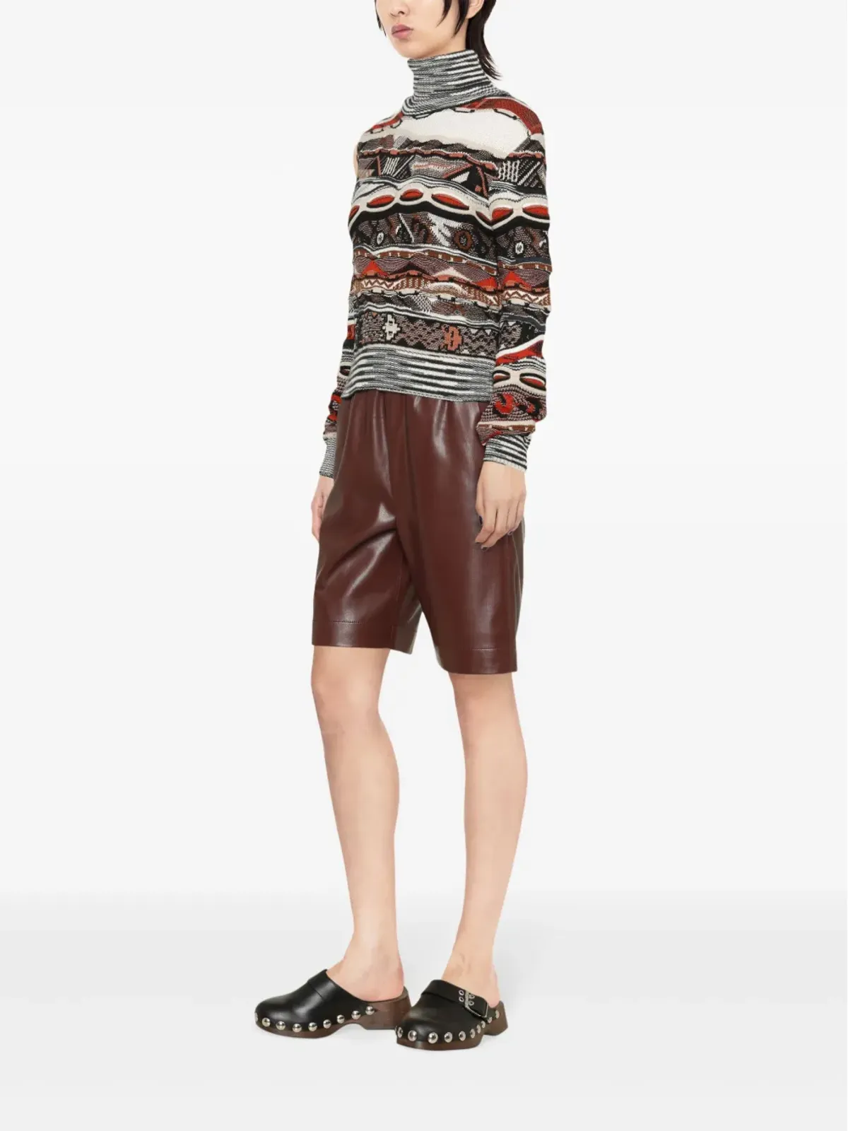 Missoni ロールネック・ニットセーター - 画像4