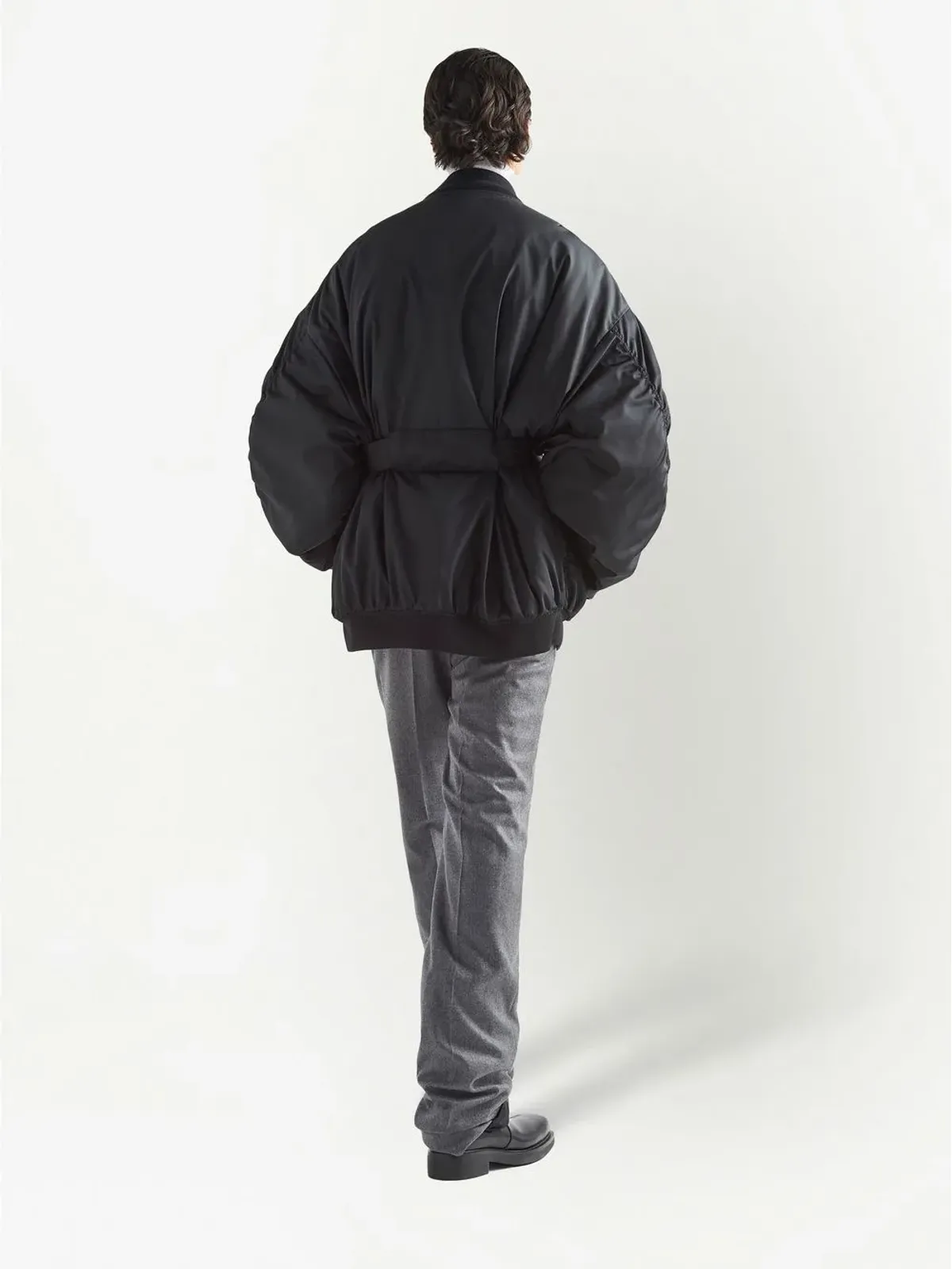 Prada ジップファスナー付きボンバー ジャケット - 画像3