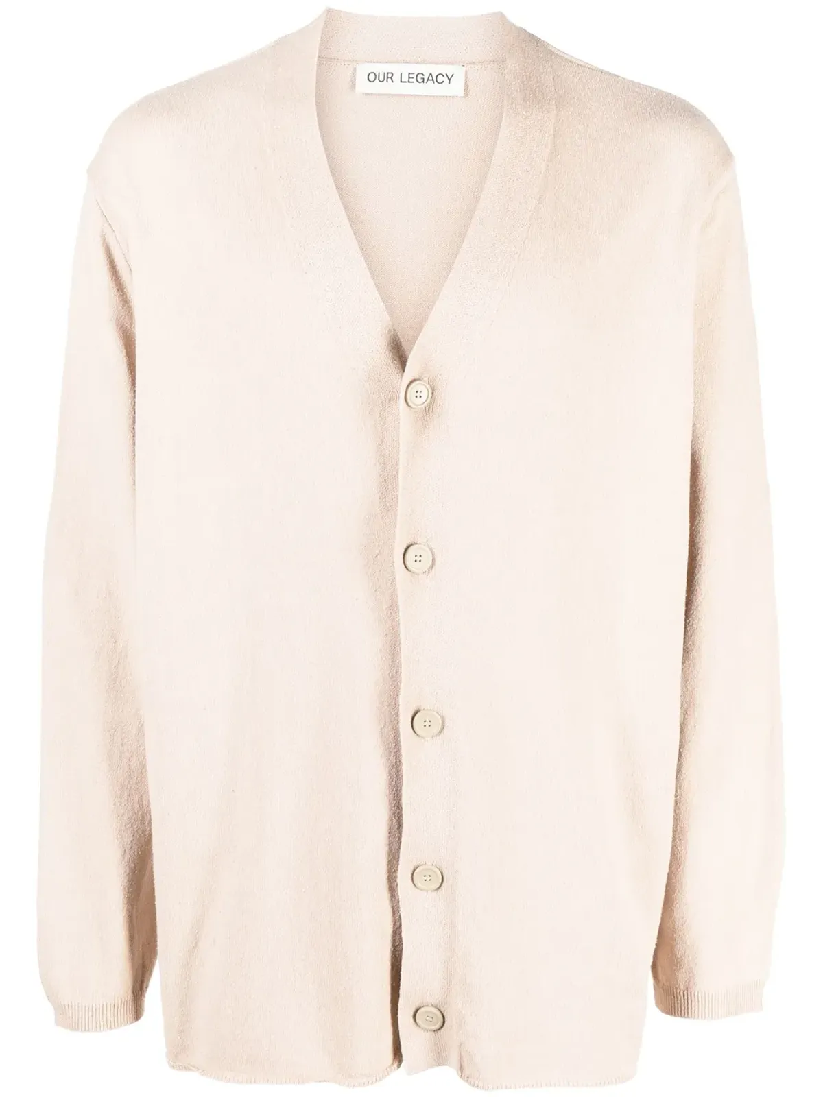 OUR LEGACY V-neck knitted cardigan - 画像1