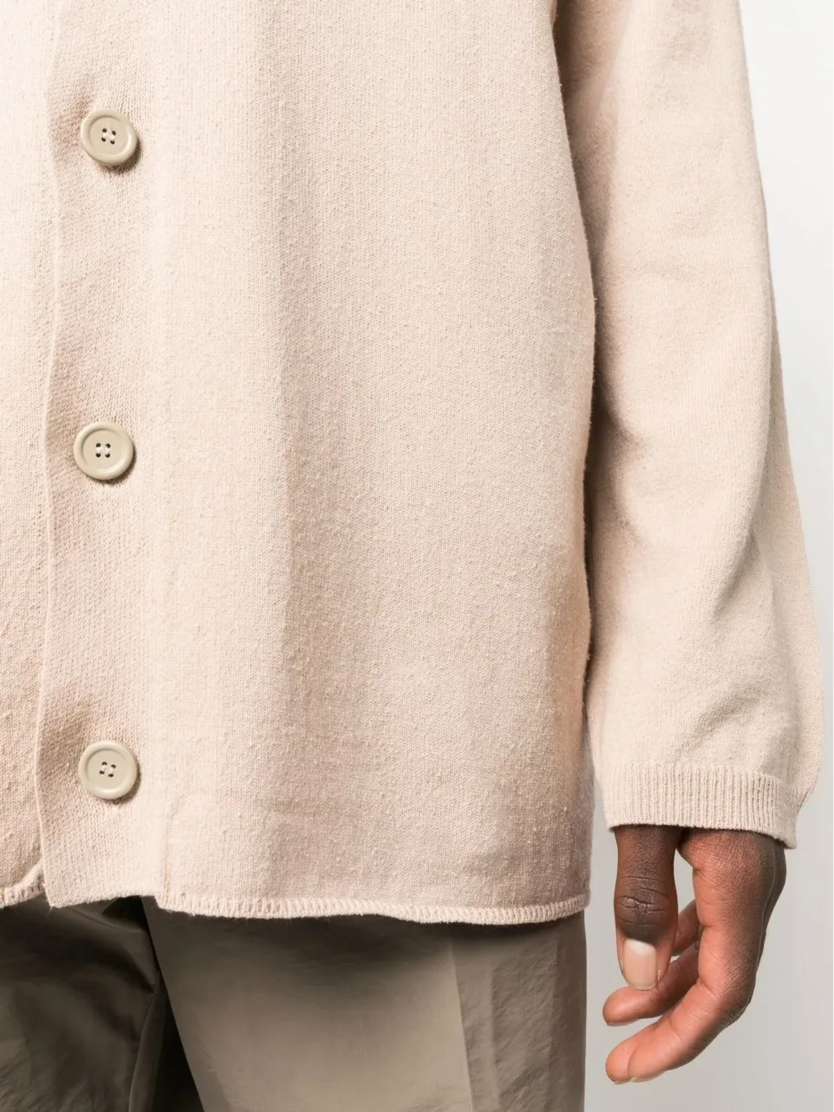 OUR LEGACY V-neck knitted cardigan - 画像5