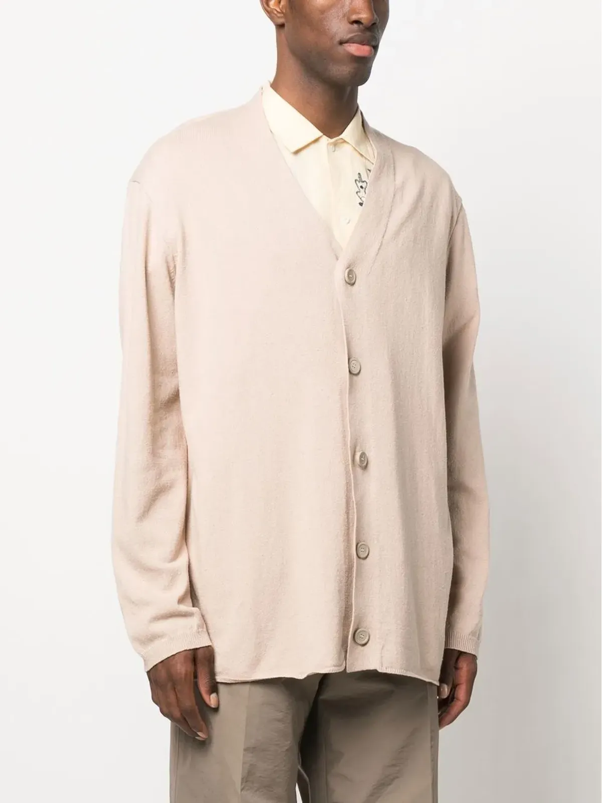 OUR LEGACY V-neck knitted cardigan - 画像3