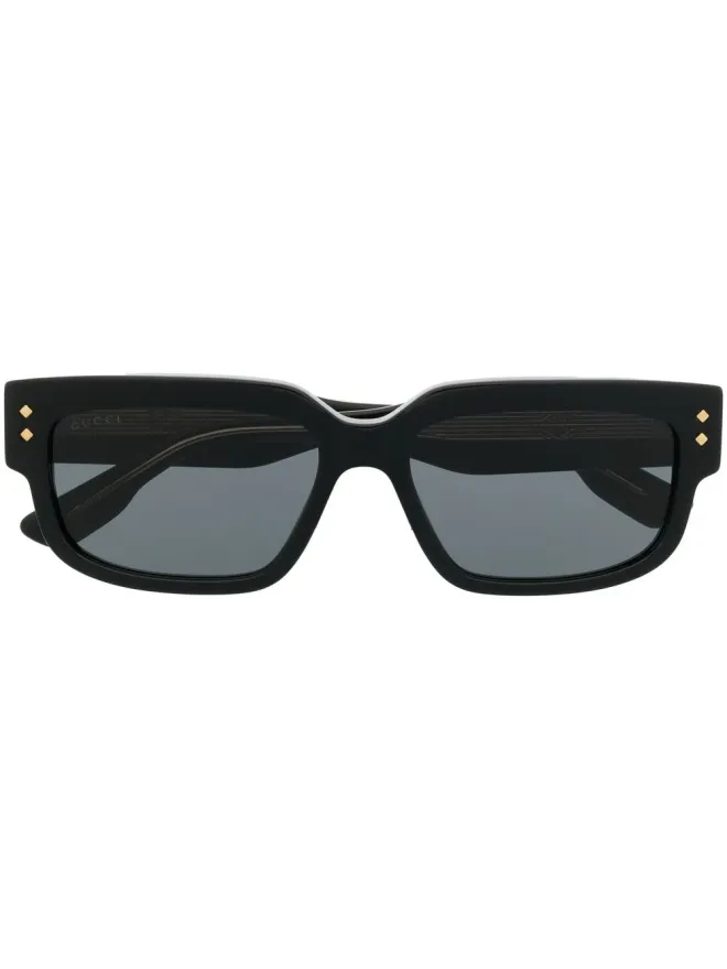 Gucci Eyewear Gucci Eyewear レクタングルフレーム ティンテッド サングラスの商品画像