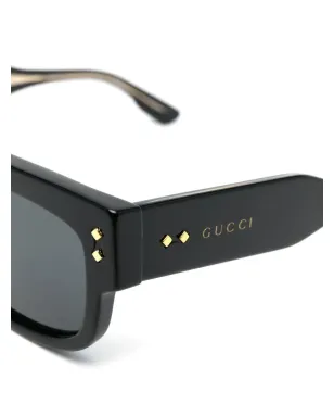 Gucci Eyewear レクタングルフレーム ティンテッド サングラス - サムネイル3