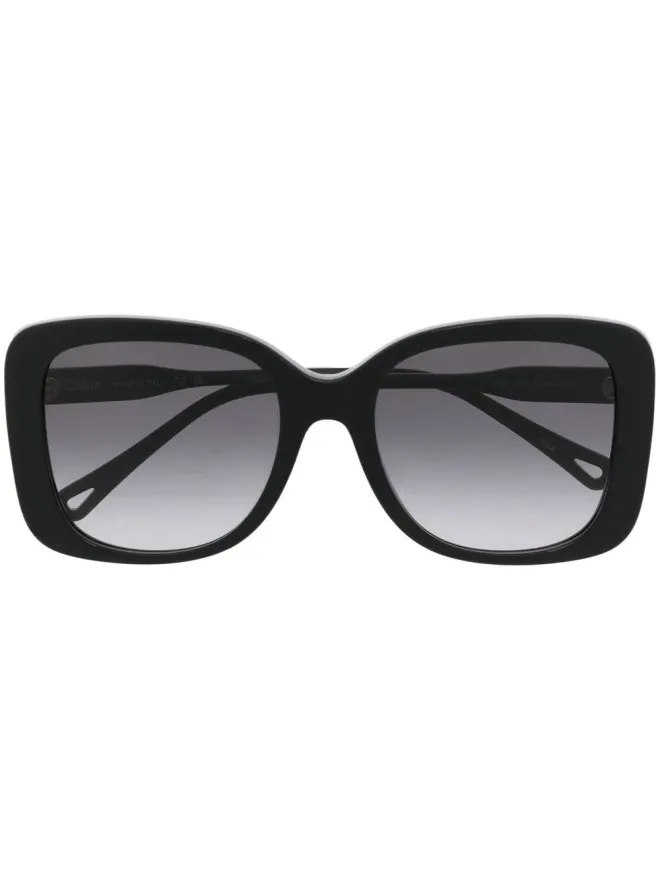 Chloé Eyewear Chloé Eyewear オーバーサイズスクエアフレームサングラスの商品画像