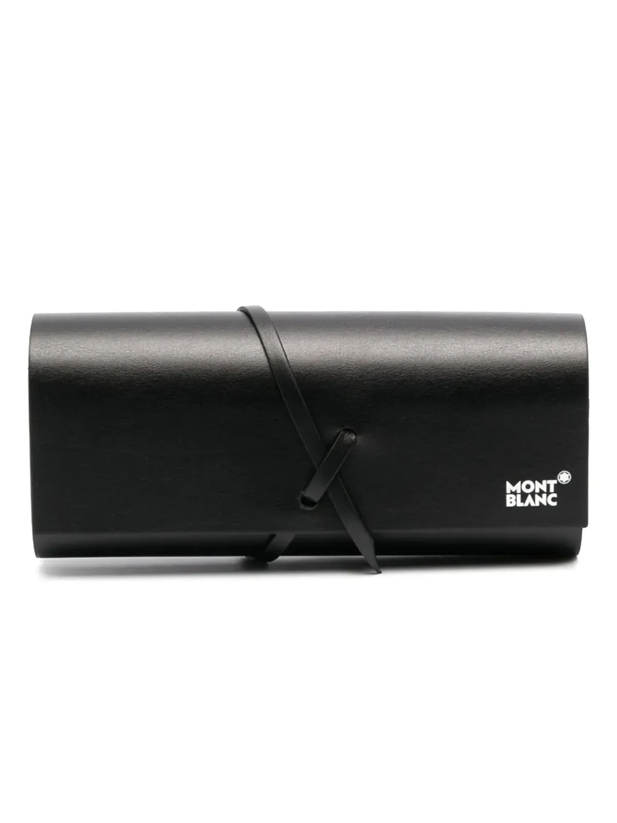 Montblanc ロゴプリント丸フレームサングラス - 画像4