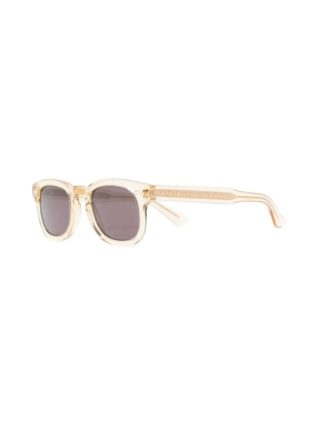 Gucci Eyewear GG0182S スクエアフレームサングラス - Yellow - 画像2