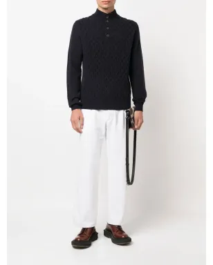 Corneliani ケーブルニット長袖セーター - サムネイル2