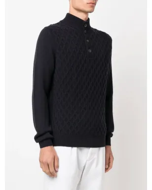 Corneliani ケーブルニット長袖セーター - サムネイル3