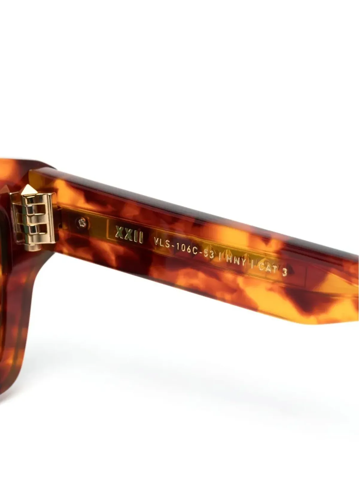 VALENTINO GARAVANI EYEWEAR Rockstudスクエアフレーム サングラス - 画像3