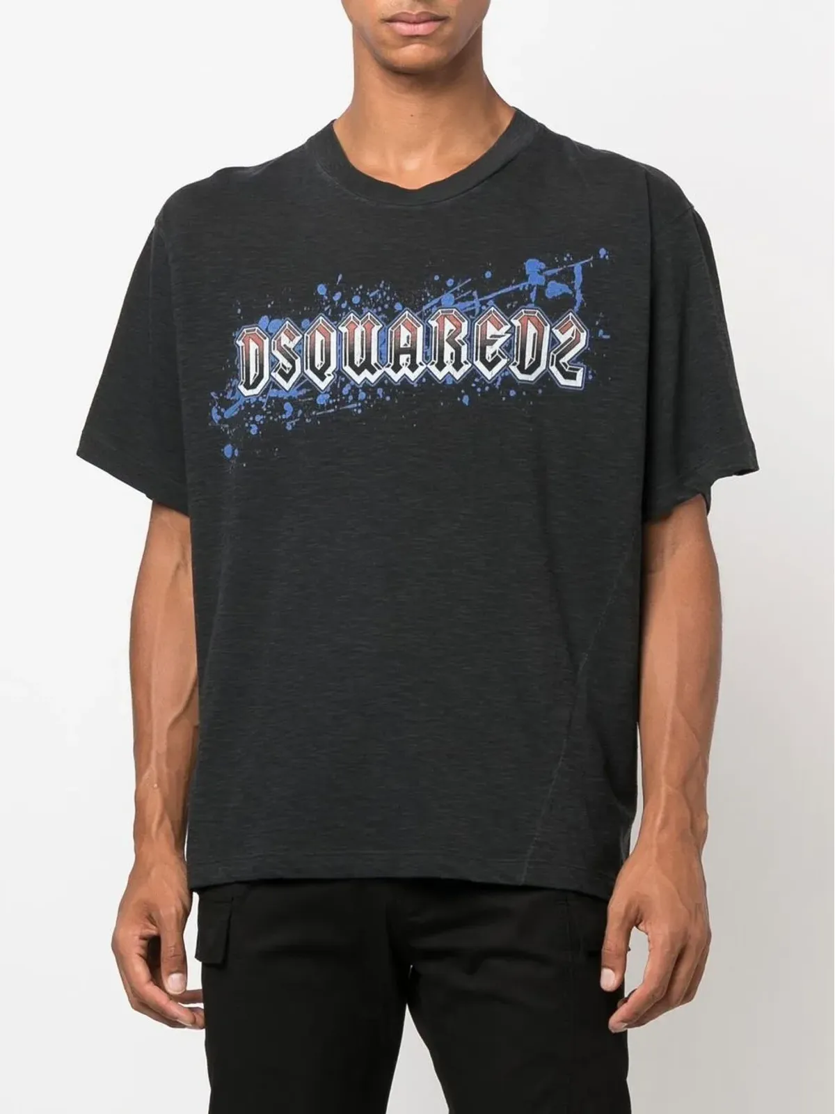 DSQUARED2 ロゴ入りクルーネックTシャツ - グレー - 画像3