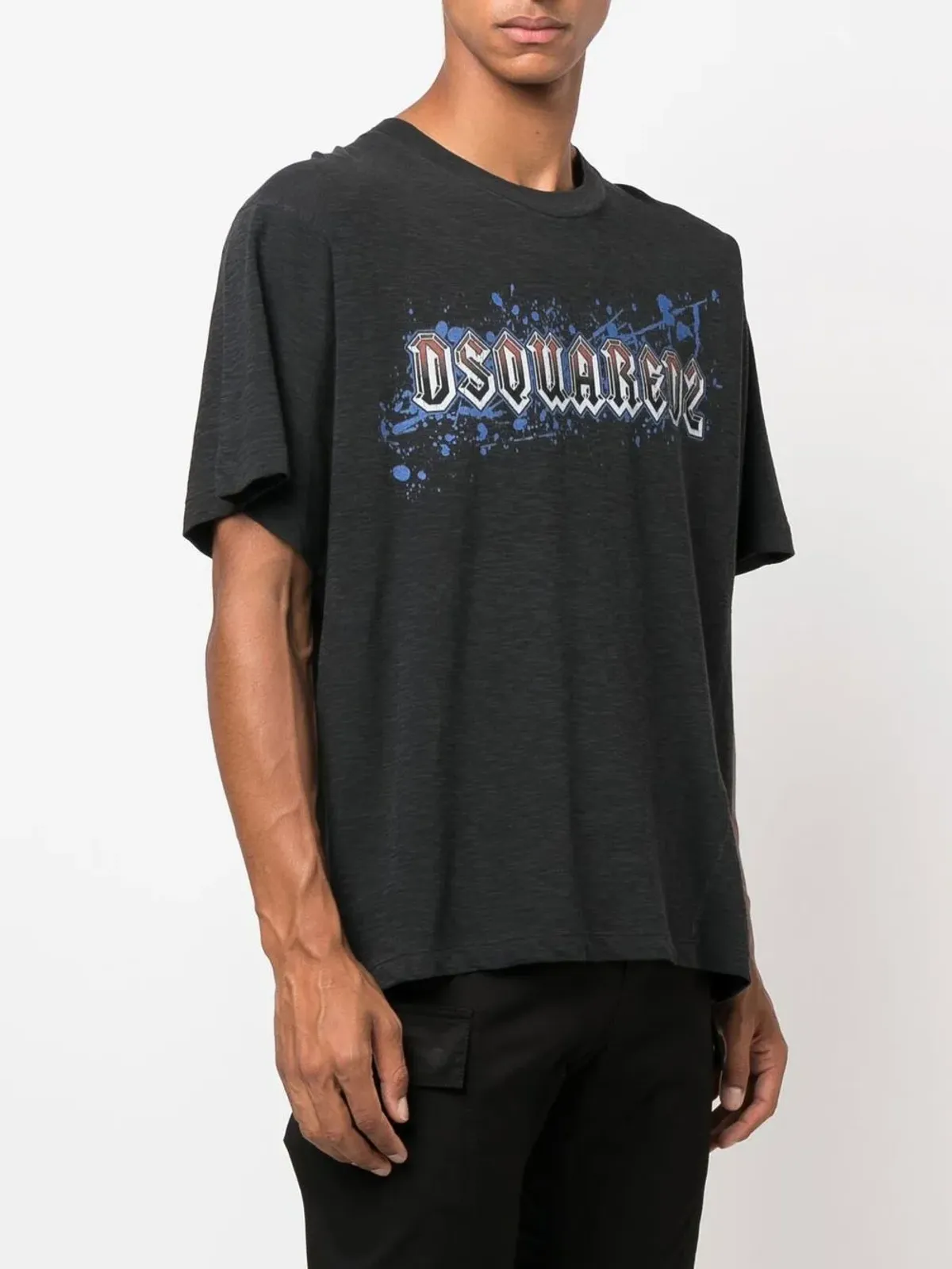 DSQUARED2 ロゴ入りクルーネックTシャツ - グレー - 画像4