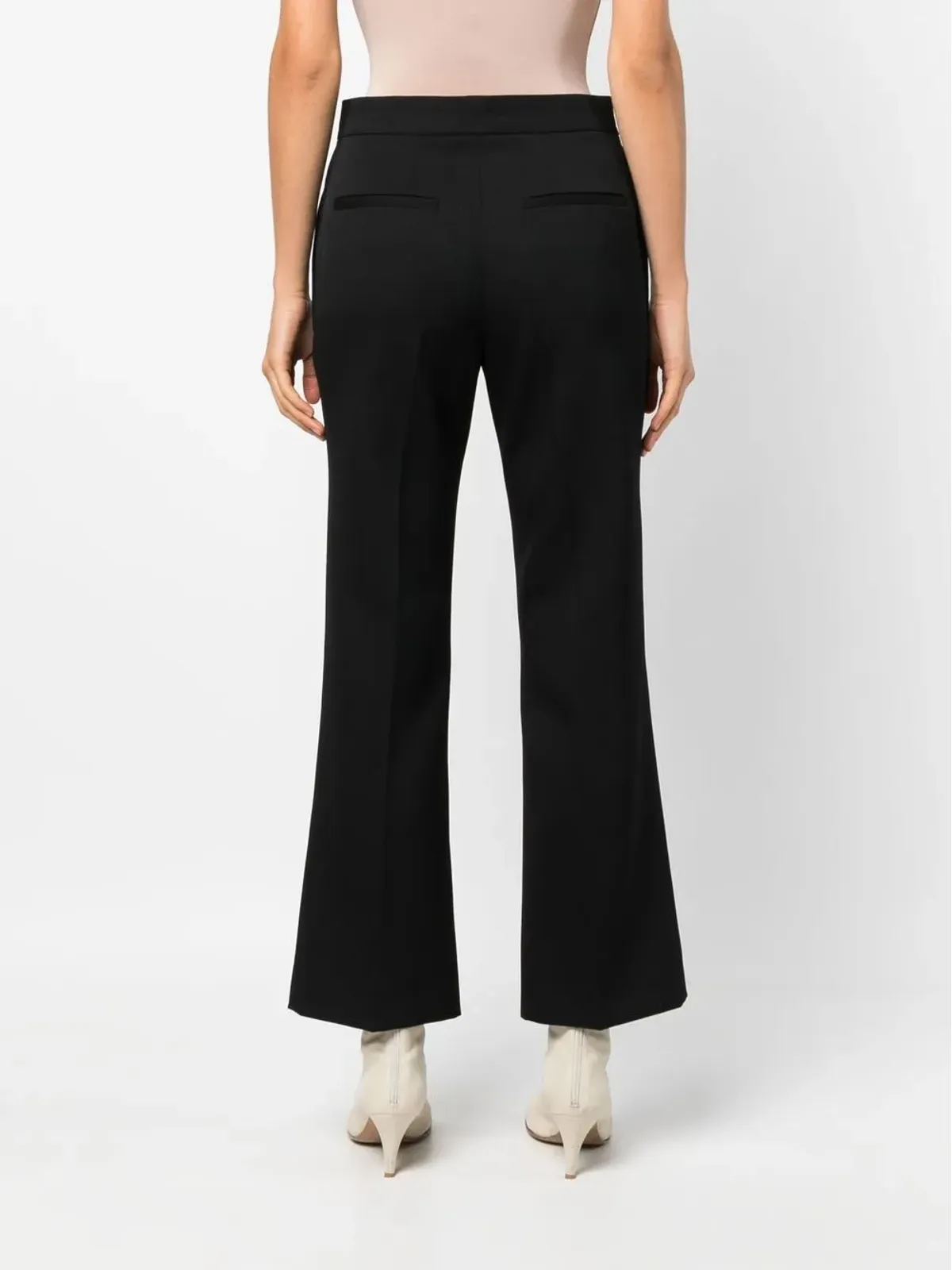 Jil Sander ハイウエスト クロップドパンツ - 画像4