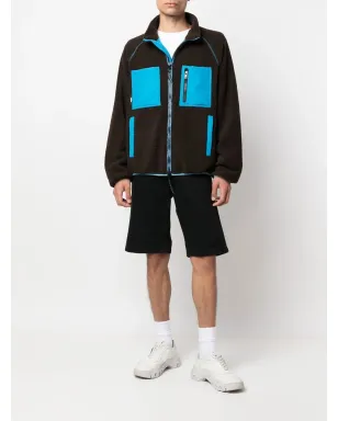 MSGM ロゴパッチ フリースジャケット - サムネイル2