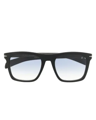 Eyewear by David Beckham べっ甲調スクエアフレーム サングラス - ブラック - サムネイル1