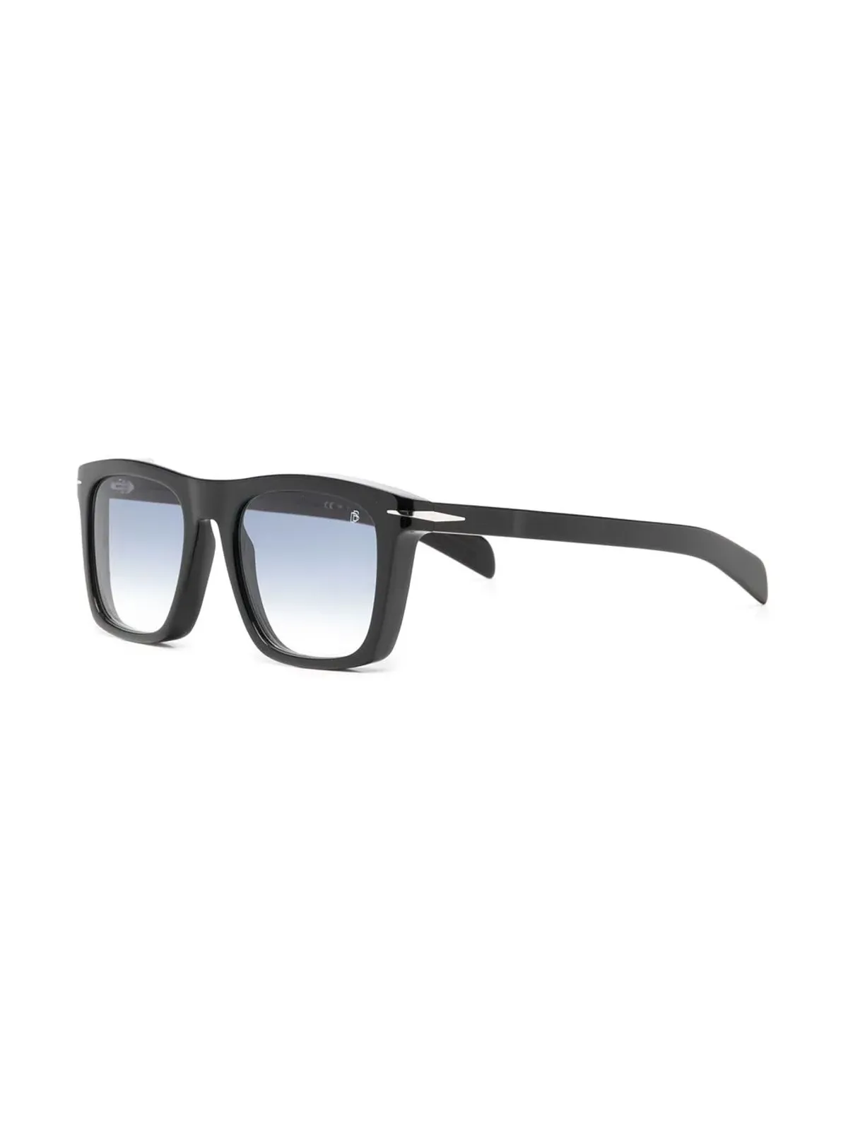 Eyewear by David Beckham べっ甲調スクエアフレーム サングラス - ブラック - 画像2