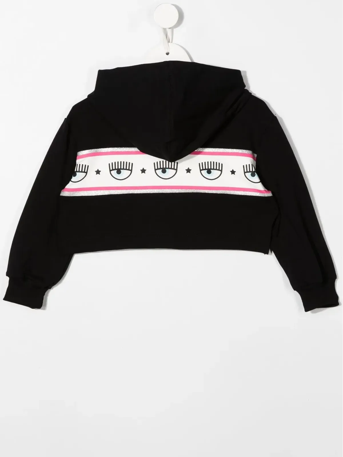 Chiara Ferragni Kids ロゴプリント クロップドフーディ - 画像2