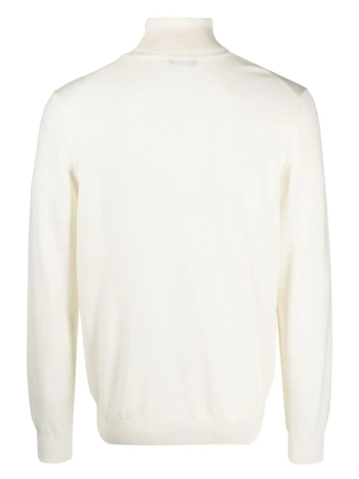 Barba ロールネックプルオーバーセーター - White - 画像2