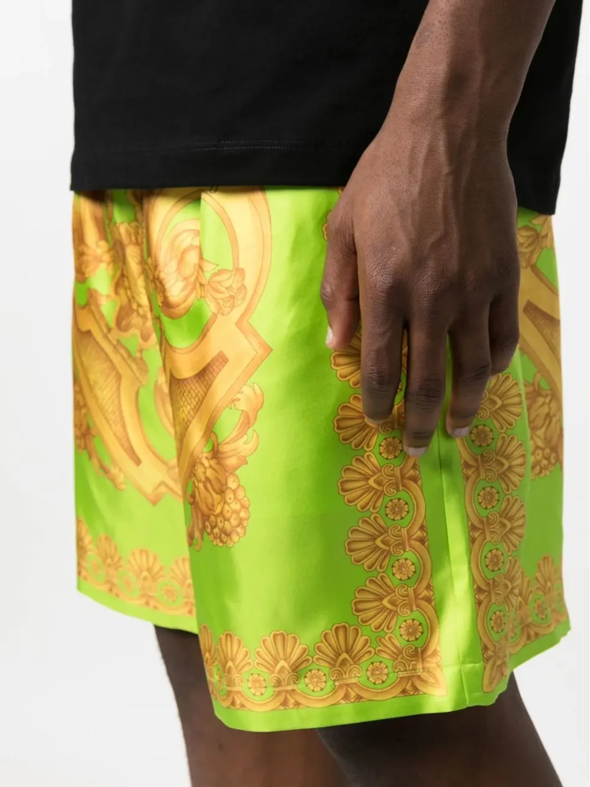 Versace バロッコ660 シルクショーツ - 画像5