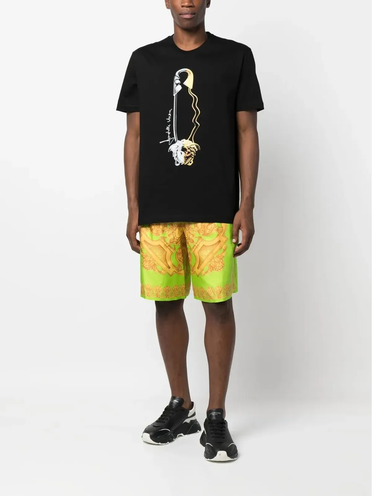 Versace バロッコ660 シルクショーツ - 画像2