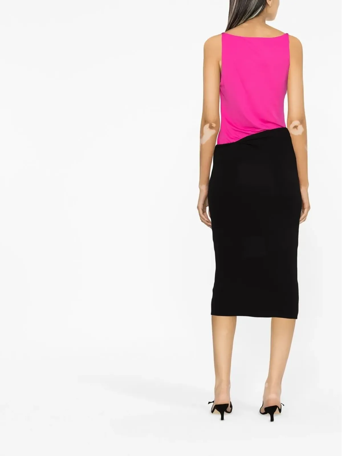 Versace La Greca midi skirt - 画像4