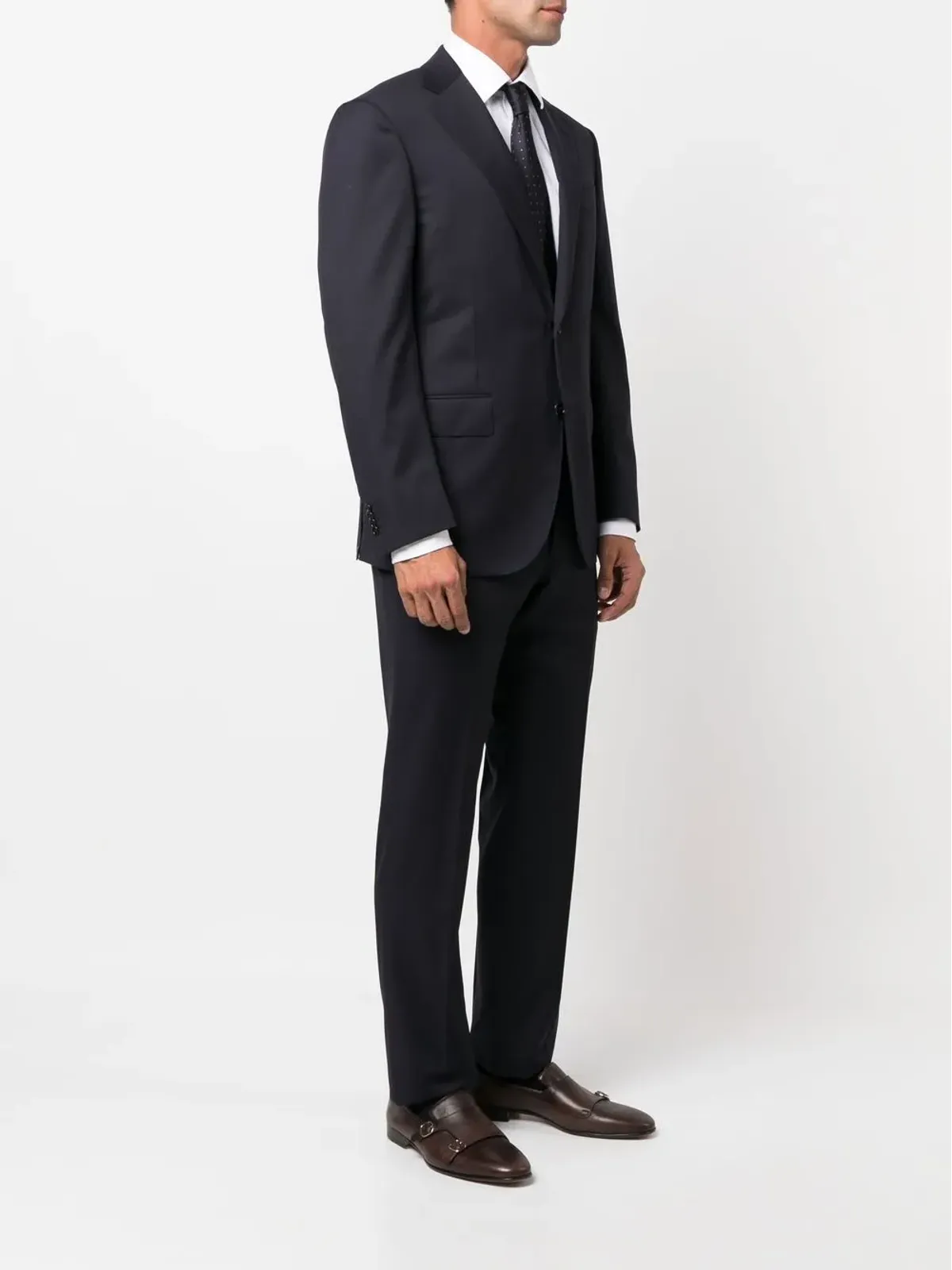 Corneliani シングルブレスト ヴァージンウール スーツ - 画像3