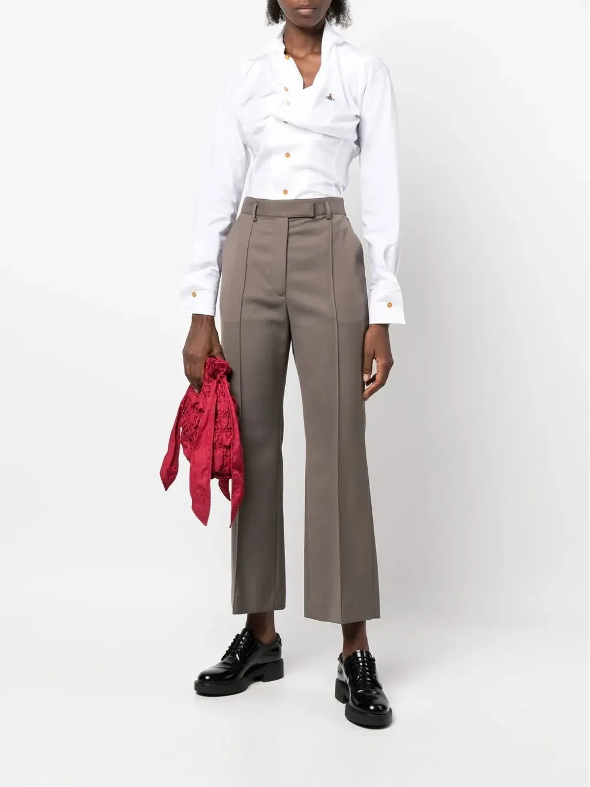 Vivienne Westwood ドランケン アシンメトリック シャツ - 画像2