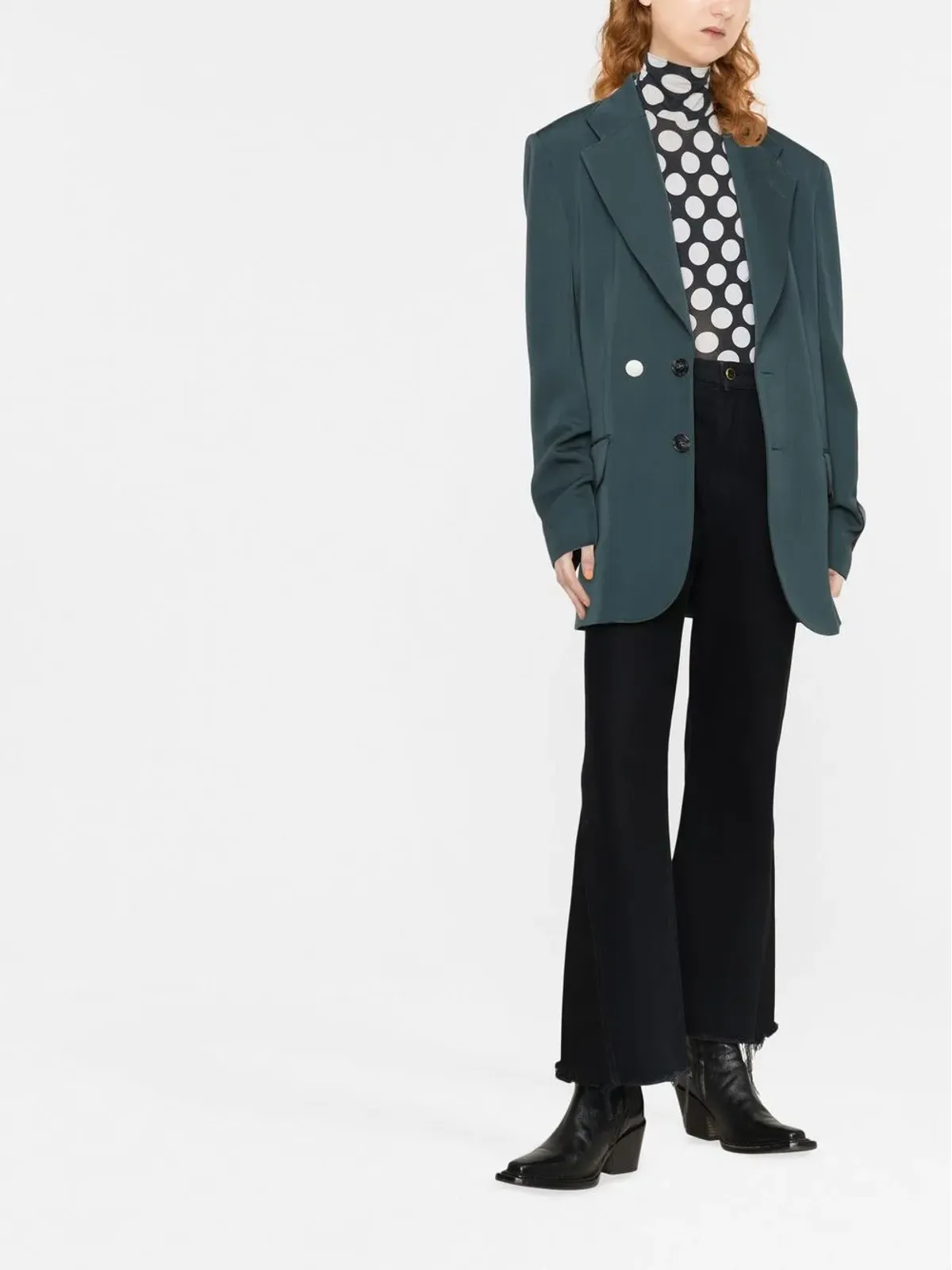 MM6 Maison Margiela シングルブレストブレザー - 画像2