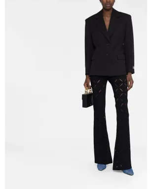 Versace シングルブレスト ウールブレザー - サムネイル2