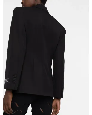 Versace シングルブレスト ウールブレザー - サムネイル3