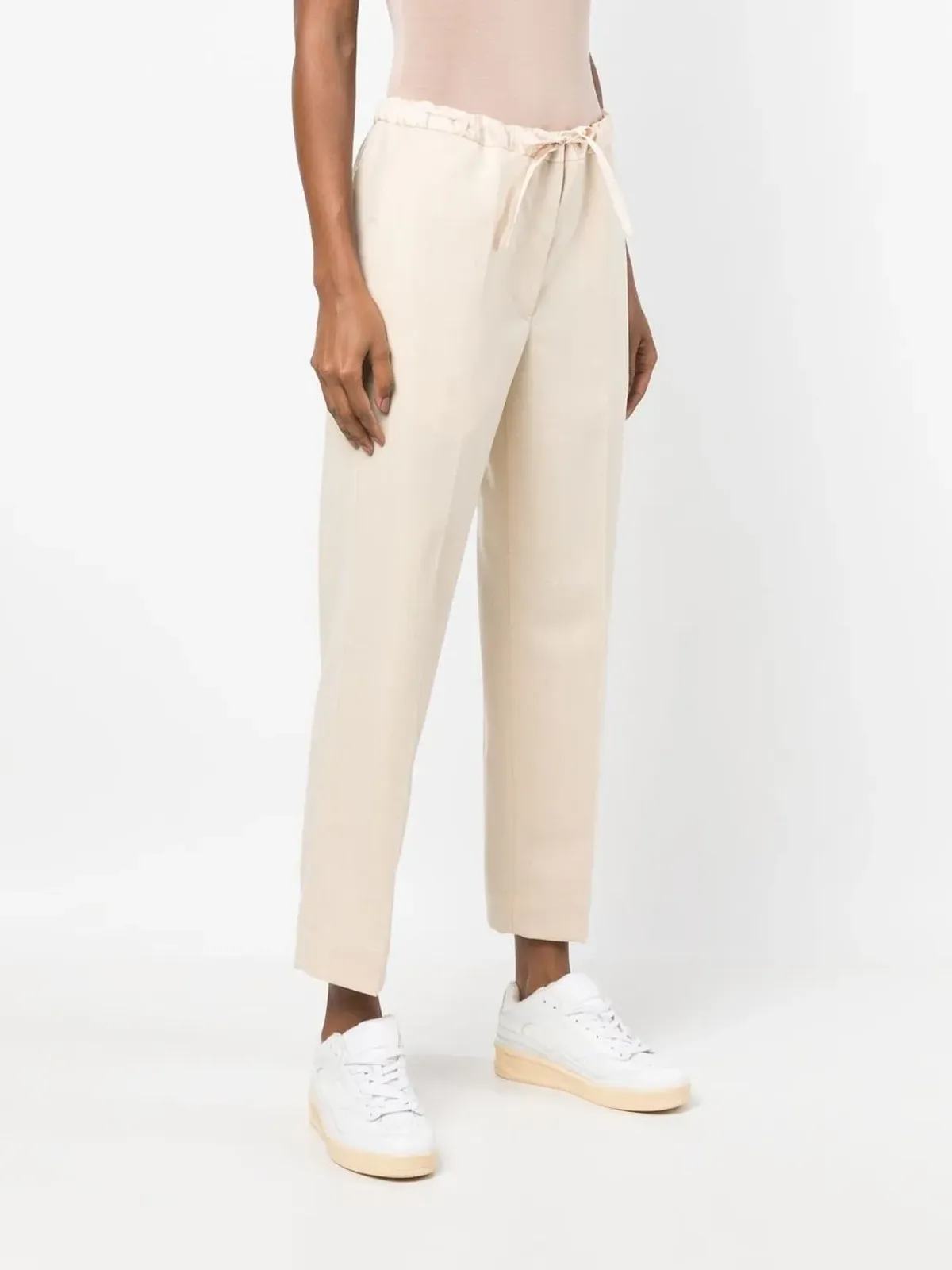 Jil Sander ドローストリング クロップドパンツ - 画像3