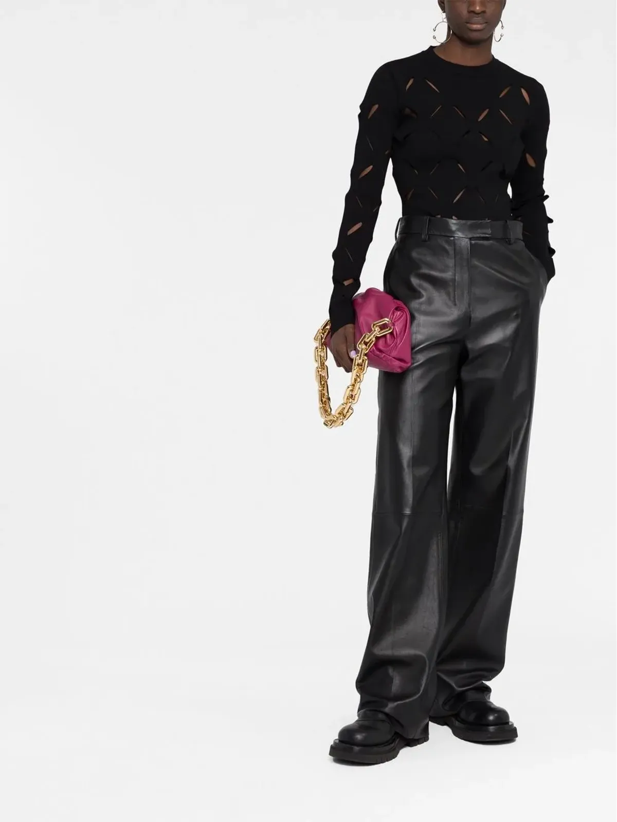 Versace カットアウト付きニットジャンパー - 画像2