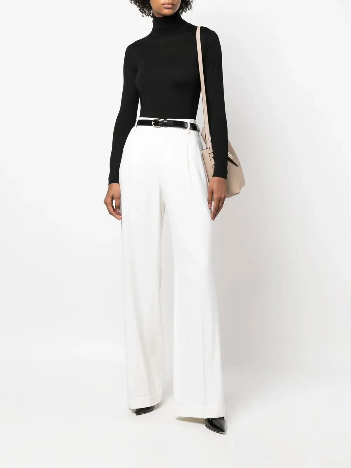 Ralph Lauren Collection ワイドレッグ テーラードパンツ - 画像2