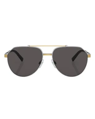 Dolce & Gabbana Eyewear パイロットフレームサングラス - サムネイル1