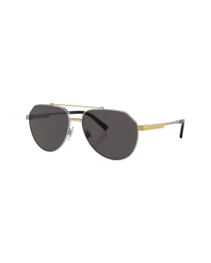 Dolce & Gabbana Eyewear パイロットフレームサングラス - サムネイル2